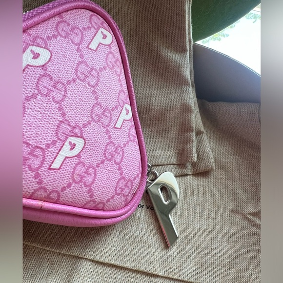 GUCCI x PALACE Pink Triferg Supreme GG Pink Coin Purse Limited Edition wit BOX - Picture 3 of 9